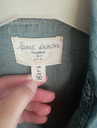 Camisa vaquera Pull&Bear azul