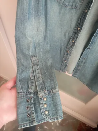 Camisa vaquera Pull&Bear azul