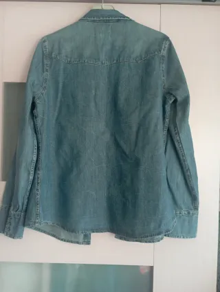 Camisa vaquera Pull&Bear azul