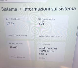 Gaming HP Pavilion 595 i7 GTX1050Ti 4GB windows11