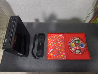 Nintendo Wii Negra + Super Mario Bros. Wii