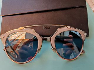 Gafas de sol Dior Beige y Doradas