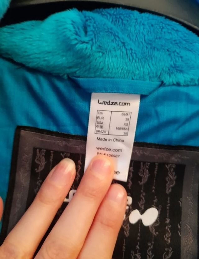 Chaqueta Nieve Wed'ze Talla XS