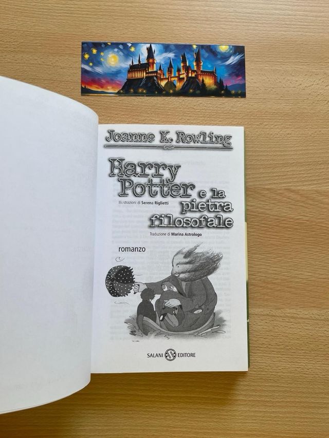 Harry Potter e la pietra filosofale tela rossa