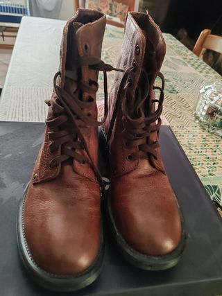 Scarponcini uomo pelle artigianali n39