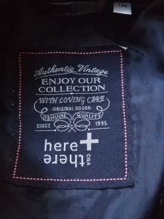Anorak niña negro/azul