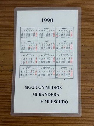 Lote 3 Calendarios Patrióticos España 1990-93