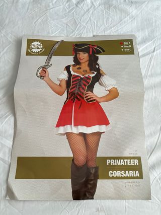 Disfraz Pirata Corsaria Talla M