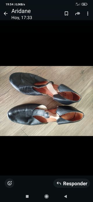 Zapatos de baile para ensayo