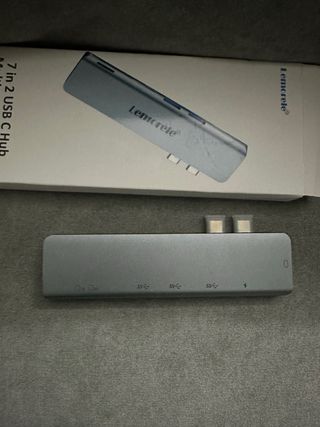 Adaptador USB C 7 en 2 para Macbook  (sin usar)