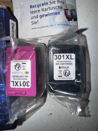 Cartucho Tinta HP 301XL Negro y Tricolor