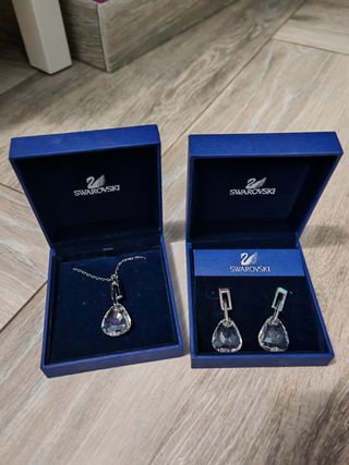 Conjunto Swarovski Collar y Pendientes