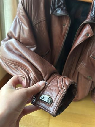 Abrigo de piel para hombre
