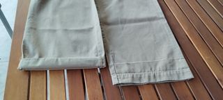 Pantalón beige hombre talla XXL