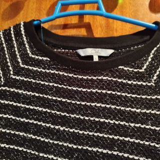 Jersey C&A Rayas Negras y Blancas