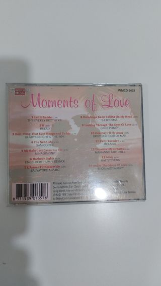 CD musica momentos de amor