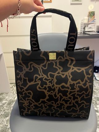 Bolso Tote Tous Negro y Marrón