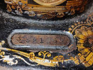 Máquina de coser Singer 1927.