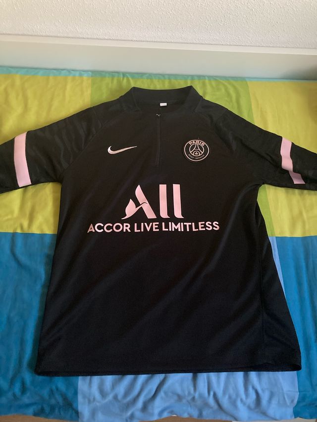 Sudadera PSG Nike Negra y Rosa