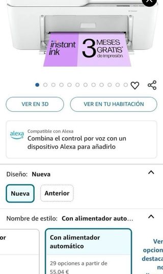Impresora HP DeskJet Blanca