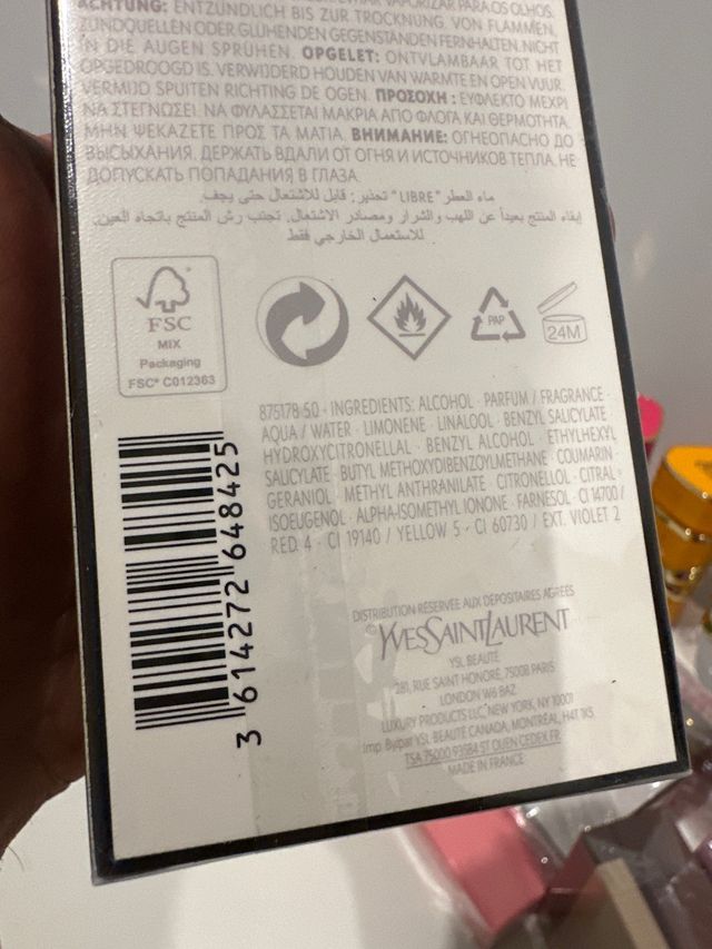 Yves Saint Laurent Libre Eau de Parfum 90ml