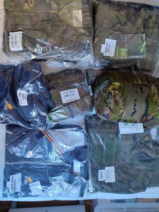 Ropa militar Ejército de Tierra