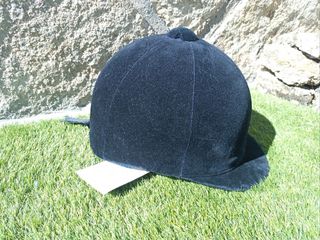 Casco de equitación negro