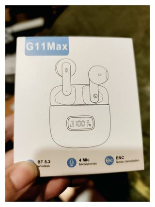 Auriculares G11Max BT 5.3 Negros a estrenar