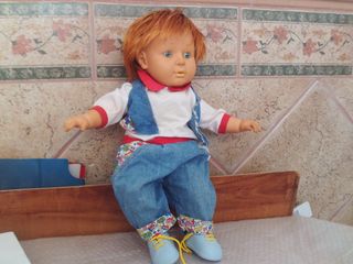 Muñeco Baby Feber conjunto vaquero original
