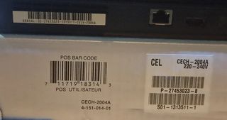 Consola PS3 Slim Sony Negra 120 GB