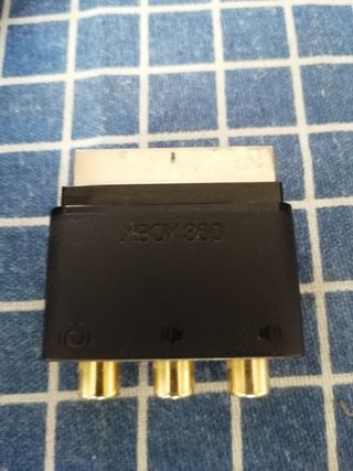 XBOX360 ORIGINAL CABLE+ ADAPTADOR. TV TODO ORIGINA