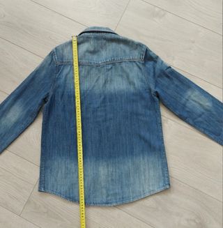 Mango Talla Xs - Camisa vaquera efecto desgastado 