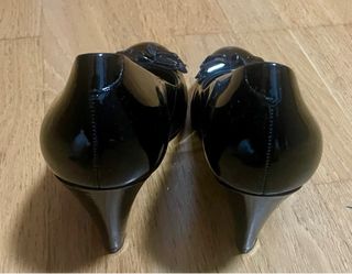 Zapatos Geox Talla 39 Negros Brillantes