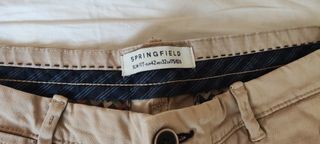 Lote Springfield: Pantalones Beige y Jersey Gris