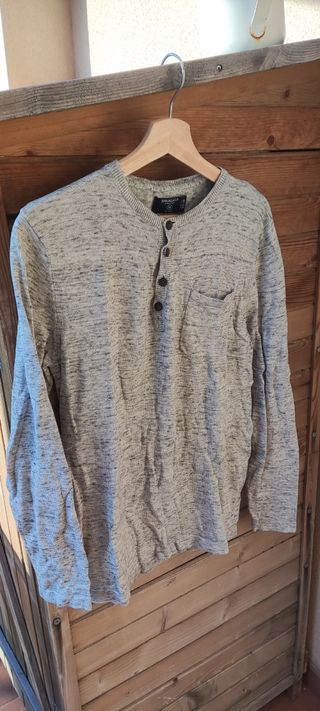 Lote Springfield: Pantalones Beige y Jersey Gris