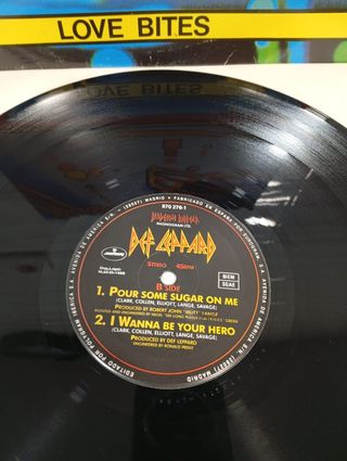 Vinilo Def Leppard Love Bites