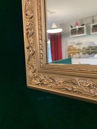 ESPEJO MADERA ESTILO MARIA CRISTINA