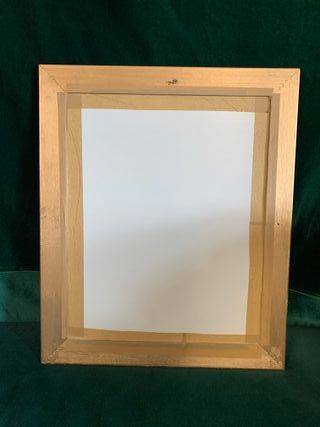 ESPEJO MADERA ESTILO MARIA CRISTINA