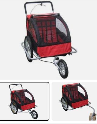 Carro de paseo para bicicleta