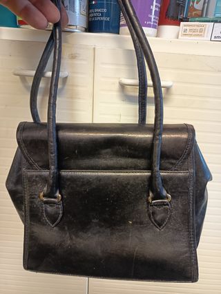Borsetta vintage anni 70 nera