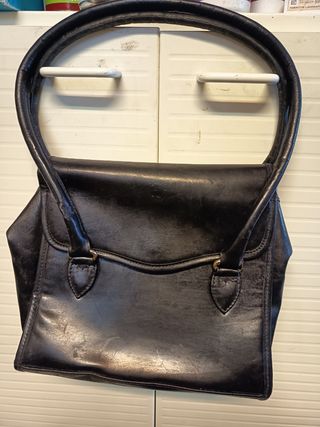 Borsetta vintage anni 70 nera