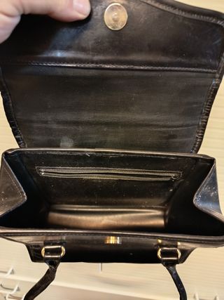 Borsetta vintage anni 70 nera