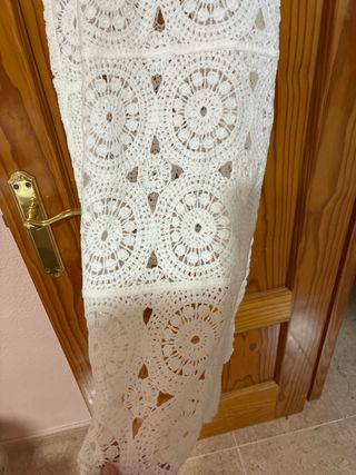 Vestido de crochet blanco verano