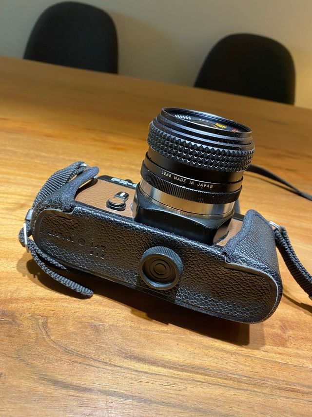 Cámara Yashica FX-3 Negra/Marrón