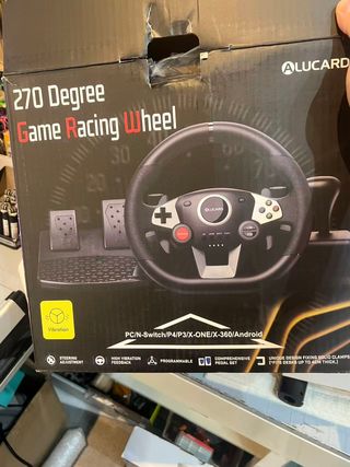 Volante Alucard 270° con Pedales para PC/Consola