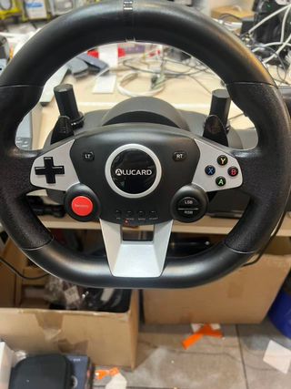 Volante Alucard 270° con Pedales para PC/Consola