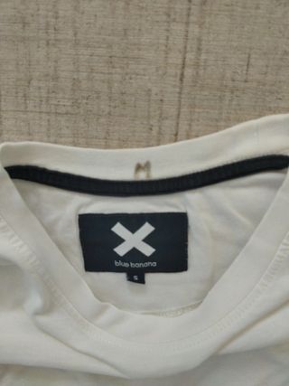 Camiseta Blue Banana Talla S Blanca