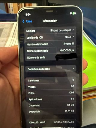 iPhone 11 Blanco 64 GB