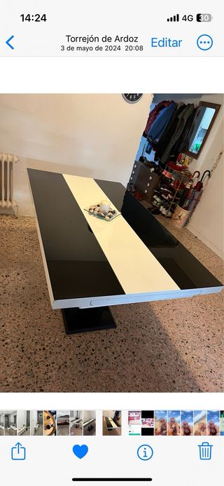 Mesa de comedor extensible 