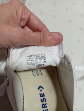 Zapatillas Converse Blancas Talla 37
